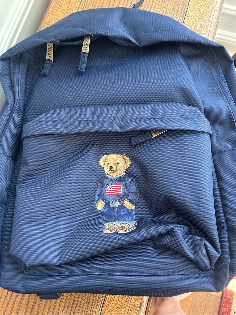 Polo by Ralph Lauren  Navy Bear Backpack